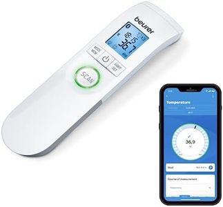 Beurer FT95 Contactless Thermometer with Bluetooth & Free App To Measure And Monitor Temperature, With Fever Alert Function And In-Built Memory To Store Your Last 60 Readings