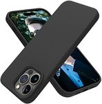 OTOFLY Designed for iPhone 14 Pro Max Case, Silicone Shockproof Slim Thin Phone Case for iPhone 14 Pro Max 6.7 inch (Black)