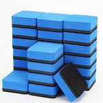 Magnetic Whiteboard Eraser, Dry Eraser with Thick Felt Pad, Dry Erase Whiteboard Cleaner for Students Home Office (5x5x2 cm Blue)