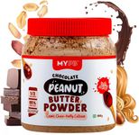 MYPB Chocolate Peanut Butter Powder High-Protein 54G | Double In Quantity With Milk Mix, Preservative Oils-Free Soy-Free, Cholesterol-Free, Vegan, 400G X 3Pcs, 1200 Gm