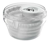 Guzzini - Kitchen Active Design, Salad Spinner - Transparent, Ø22 x h14 cm - 16910000, 8.7" x 5.5"h