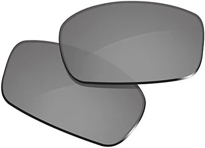 Glintbay 100% Precise-Fit Replacement Sunglass Lenses for Costa Del Mar Caballito - Polarized Metallic Silver Mirror
