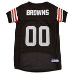 NFL Cleveland Browns Dog Jersey, Size: Medium. Best Football Jersey Costume for Dogs & Cats. Licensed Jersey Shirt