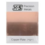 K&S 6605 Copper Etching Plate, 0.050" Thickness x 9" Width x 12" Length, 16 Gauge