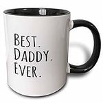 3dRose Best Daddy Ever Mug, 1 Count