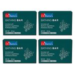 Dr Batra's Bathing Bar, Enriched with Berberis and Aquifolium, Soap for clean, clear & luminous skin, Protection from infections,Longlasting moisturzing effect (125g, Pack of 4)