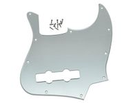 Dopro Jazz Bass J Bass Pickguard fits USA/Mexican 4 String FD Jazz Bass Silver Mirror 1 Ply