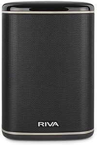 RIVA Upgraded Arena WiFi Smart Hi-Fi Speaker, 6 Drivers, 50W, Multiroom Music System, Support Airplay 2, Chromecast, Spotify Streaming, Wi-Fi, Bluetooth (Black)