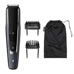 Philips Beard & Stubble Trimmer/Hair Clipper for Men, Series 5000, 40 Length Settings, Self-Sharpening Metal Blades, UK 3-Pin Plug - BT5502/13