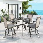 MFSTDUIO Outdoor Bar Set of 5 with 