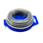 NACHEE Safety Lock Wire (.032), 165Ft / 50m Stainless Steel Twist Safety Lock Wire Used for Repairing Motorcycles, Tie Things. Aircraft Safety Wire