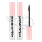 INBOLM 2PCS Eyebrow Gel,Brow Gel,Long Lasting Clear Brow Gel,Waterproof Eyebrow Gel Clear,Eyebrow Glue Brow Fix Gel Clear Brow Gel,Clear Mascara For Eyebrows Styling Repair Make Up Set