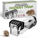 Fidrox Modern Rat Trap Cage for House Garden Patio, 32 cm Humane Mouse Trap Enlarged No Kill Reusable Catch and Release Smart Rat Catcher Trap for Home, Rodent Trap for Mice, Pets, Rodents