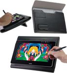 Broonel Leather Graphics Tablet Folio Case - Compatible with Wacom Intuos M Pistachio, Bluetooth Pen Tablet