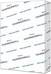 Hammermill A4 Paper, 20 lb Copy Paper (210mm x 297mm) - 1 Ream (500 Sheets) - 92 Bright, Made in The USA, 105500R, White