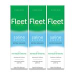 Fleet Laxative Saline Adult Enema-Ready To Use-Soft, Flexible Comfortip, 70% Extra Volume-7.8 Fl Oz Per Bottle- Pack Of 3