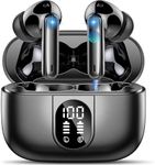 Wireless Earbuds, 2024 Bluetooth 5.3 Headphones HiFi Stereo Ear Bud, 40Hrs Playtime Bluetooth Earbuds with 4 ENC Noise Cancelling Mics, IP7 Waterproof, LED Display Wireless Earphones for Android/iOS