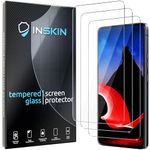 Inskin Screen Protector for ThinkPhone by Motorola (6.6 inch, 2023) - 3-Pack Tempered Glass, Ultra HD, Advanced Plasma Coating, Case-Friendly