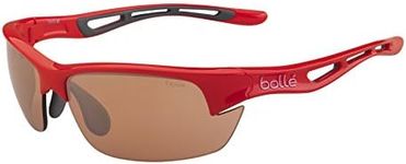 Bolle Bolt Sunglasses, Small, Modulator V3 Golf Oleo AF, Shiny Red