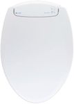 Brondell L60-EW LumaWarm Heated Nightlight Elongated Toilet Seat, White