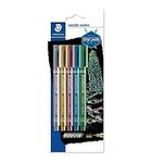 STAEDTLER 8323-S BK5 Metallic Markers - Assorted Colours (Pack of 5)