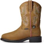 Ariat Womens Krista MetGuard Steel Toe Work Boot Dark Brown 9.5 Wide