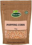 Popping Corn 1kg by Haton Hill | Popping Kernels for Fluffy Popcorn, Perfect for Snacks and Movie Nights