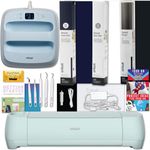 Cricut Explore Air 3 Machine with Cricut EasyPress 3, Smart Vinyl and Smart Iron-On Bundle - Project Ready Craft Cutting Machine with Heat Press and Materials, Iron Press with HTV, DIY Decor Apparel