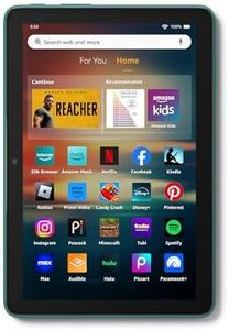 New Amazon Fire HD 8 tablet, 8” HD Display, 3GB memory, 32GB, designed for portable entertainment, Emerald, (2024 release)