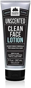 Pacific Shaving Company Clean Face Lotion - Hydrating Face Moisturizer with Avocado & Jojoba Oil - Fragrance-Free Skin Care Products for Men - Lightweight Clean Face Lotion for Sensitive Skin (7 Oz)
