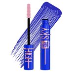 Maybelline Blue Mascara, Lash Sensational Sky High Volumizing & Thickening, Eyelash Lengthening, Flake-Free Formula, Washable Coloured Mascara Infused with Bamboo Extract, Colour: Blue Mist