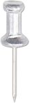 GEM CPAL5 Aluminum Head Push Pins, Aluminum, Silver, 5/8-Inch, 100/Box