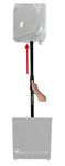 Rockville GASPOLE-A Gas Powered Air Assist Subwoofer to Speaker Pole Mount Stand