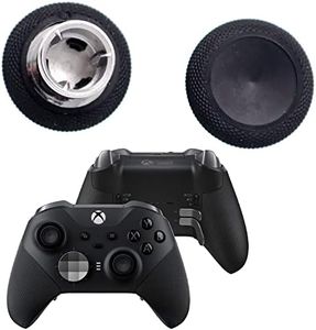 Deal4GO 2-Pack Short Concave Magnetic Analog Thumbstick Set Replacement for Xbox One Elite 2 Controller Standard Thumb Sticks Black (NOT FIT Elite 1698)