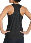 BALEAF Womens Workout Tank Tops Racerback Sleeveless Yoga Tops Athletic Running Shirts Gym Clothes Black M