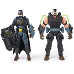 DC Comics, Batman Adventures Battle Pack, Bane and Batman Action Figures Set, 14 Armor Accessories, 12-inch Super Hero Kids Toy for Boys & Girls