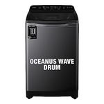 Haier 8 Kg 5 Star Fully Automatic Top Load Washing Machine (HSW80-678ES8, Oceanus Wave Drum, Dark Jade Silver)