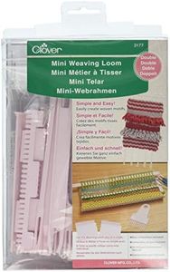 Clover Double Mini Weaving Loom, Multicolor, CL3177