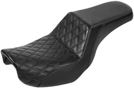 Motorcycle Seat Driver & Passenger Seat Fit For Harley Dyna Wide Glide Low Rider Fat Bob Street Bob FXDB Super Glide Custom Switchback 2006-2017 Black Stitching