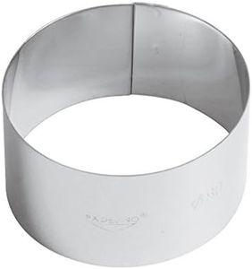 Paderno World Cuisine Stainless Steel Mousse Ring, 3-1/8IN x 1-3/4IN