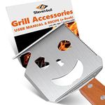 BBQ Accessories for Grill, 7 in 1 BBQ Spatula with Fork for Charcoal Gas Grill,17 Inch Barbecue Tools, Dad Gifts, Gifts for Men, Dad, Husband