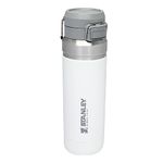 Stanley Quick Flip Stainless Steel Water Bottle 1.06L - Keeps Cold For 18 Hours - Keeps Hot For 7 Hours - Leakproof - BPA-Free Thermos - Dishwasher Safe - Cup Holder Compatible - Polar