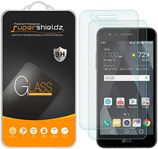 Supershieldz (2 Pack) Designed for LG Phoenix 3 (AT&T) Tempered Glass Screen Protector, Anti Scratch, Bubble Free