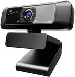 j5create USB Streaming Webcam - 1080P HD with 360° Rotation, High Fidelity Microphone, Plug and Play for PC/Mac/Laptop/Desktop/Skype/YouTube/Zoom/Facetime, Suitable for Conferencing/Calling (JVCU100)