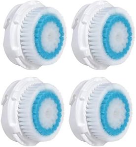 Compatible Replacement Facial Cleansing Brush Heads (4-Pack)