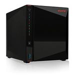 Asustor AS5304T 4 Bay NAS, 1.5GHz Quad-Core, 2 2.5GbE Port, 4GB RAM DDR4, Gaming Network Attached Storage, Personal Private Cloud (Diskless)