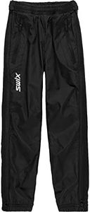 Swix Boys' Winter Cross Country Skiing UniversalX Black Pants, 12 Yrs (152cm)