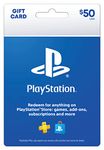 PLAYSTATION NETWORK 50 GIFT CARD