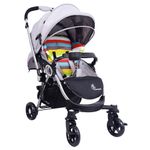 R for Rabbit Premium Chocolate Ride Stylish Baby Stroller and Pram for Baby, Kids, Infants, Newborn, Boys & Girls of 6 Months to 3 Years | (Rainbow)