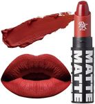 Ruby Kisses Lipstick, Matte Finish, Long-Lasting, Highly Pigmented, Smooth Apply, Full Coverage Lip Color Makeup (Vampire Red)